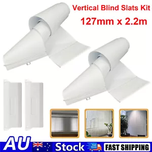 2.2m x 127mm Vertical Blind Slats Drapes Curtain Bottom Weights DIY Repair Parts - Picture 1 of 13