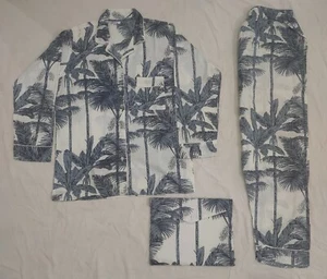 Traje de noche hecho a mano de algodón indio (juego de pijamas) para mujer - Imagen 1 de 10