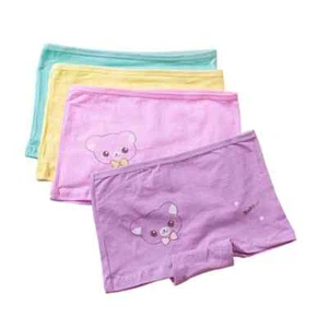 4pcs Girls Cartoon Boxes Children Cotton Underwear Cute Pattern Printing Panties - Picture 1 of 53