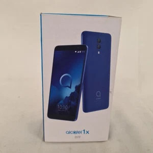 *NEVER USED* Alcatel 1X (2019) 4G 16GB ROM + 2GB RAM - Black (FREE SHIPPING) - Picture 1 of 9