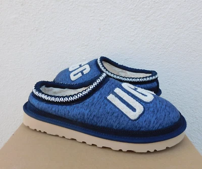 UGG SAPPHIRE TASMAN FUR JERSEY COZY WOOL SLIPPERS SHOES, MEN US 11/ EUR 44 ~NEW - Image 1 of 4