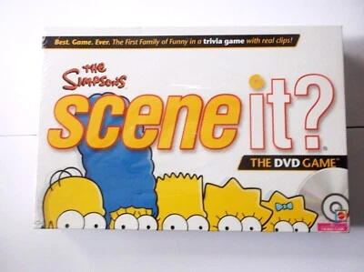 The Simpsons Scene it?  THe DVD Board Game - MATTEL 2009 Brand New Sealed - Image 1 of 3