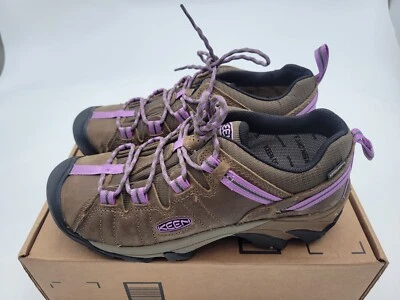Keen Damen Targhee II wasserdichter Wanderschuh Timberwolf/English Lavender 9,5 - Bild 1 von 4