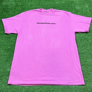 Vintage 80er 90er Limopalooza.com T-Shirt Lila Größe Large Hanes Beefy Hergestellt in den USA - Bild 1 von 8