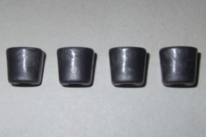 19453, 4x (2 Paar) Manschetten, Ärmel, glatt, groß, anthrazit - Picture 1 of 1