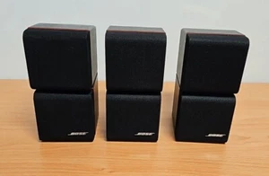 LOT OF 3 Bose Acoustimass Redline Swivel Double Dual Cube Satellite Speaker - Picture 1 of 6