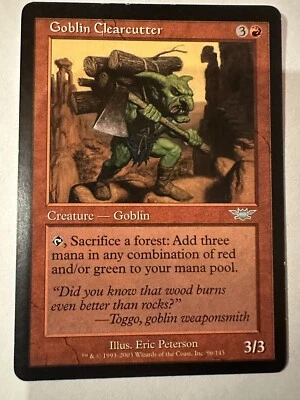 LEGIONS GOBLIN CLEARCUTTER UNCOMMON #96 - Image 1 of 2