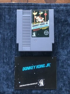 Donkey Kong Jr (NES) Cartridge, Manual & Sleeve - Picture 1 of 1
