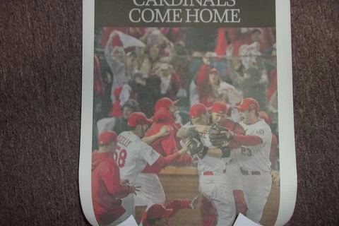 15X20 VINYL SIGN CARDINALS COME HOME POSTER Cover