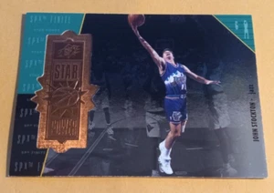 1998-99 SPx Finite Star Power #110 John Stockton - 5015/5400 - Jazz - Picture 1 of 2