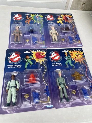 THE REAL GHOSTBUSTERS Set of 4 - Venkman, Stantz, Spengler & Zeddemore NEW Cover
