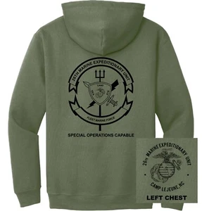 USMC - 26th Marine Expeditionary Unit Hoodie - Picture 1 of 9