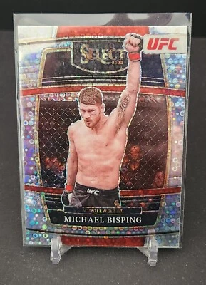 MICHAEL BISPING 2022 PANINI SELECT UFC  SILVER DISCO #82 - Image 1 of 2