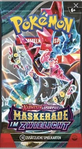 Masquerade in the Twilight Booster Pack - Pokemon Cards German - Carmesine & Purple