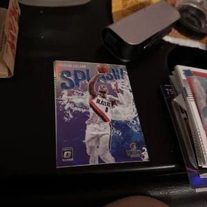 2021-22 Panini Donruss Optic Damian Lillard Splash Silver Holo Prizm # 6 - Picture 1 of 3