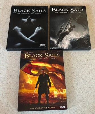 BLACK SAILS DVD (2014) -- Season 1 2 3 -- Set - Image 1 of 2