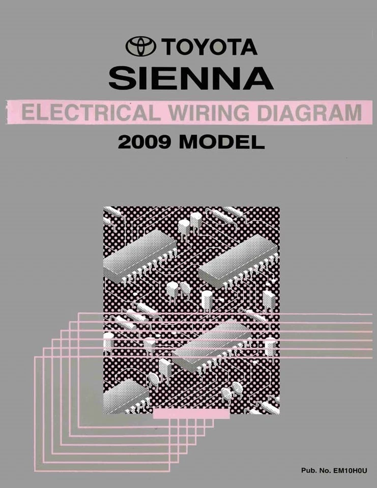 Toyota Sienna 2009 diagramas de cableado esquemas diseño de fábrica OEM Foto 1 de 1