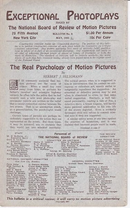 1921 Cinema Reviews EXCEPTIONAL PHOTOPLAYS #6 - "J'ACCUSE" by ABEL GANCE, &c. - Picture 1 of 1