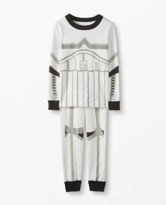3T HANNA ANDERSSON STAR WARS StormTrooper Kostüm Schlafanzug Glow in Dark Kinder 90 - Bild 1 von 2
