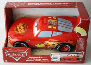 2005 DISNEY PIXAR CARS 14" ELECTRONIC LIGHTNING MCQUEEN LIGHT SOUNDS MATTEL NEW - Picture 1 of 12