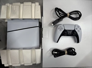 Sony CFI-2015 PS5 Slim Disc Edition 1TB White Console Gaming System - Picture 1 of 11