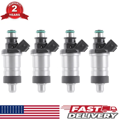 Set 4 Fuel Injectors for 1998-2002 Honda Accord 2.3L 06164-P5M-000 M02H001 Foto 1 de 4