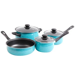 Gibson Home Casselman Set di pentole 7 pezzi in turchese - Foto 1 di 1