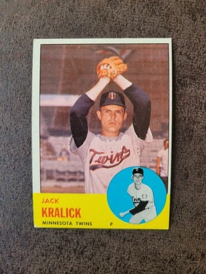 1963 Topps Baseball Jack Kralick #448 - Minnesota Twins - High Numbers - Image 1 of 3