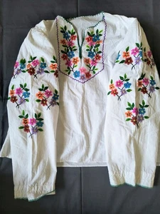 Authentisches Vintage ukrainisches Handstickerei Wyshyvanka Hemd - Bild 1 von 6