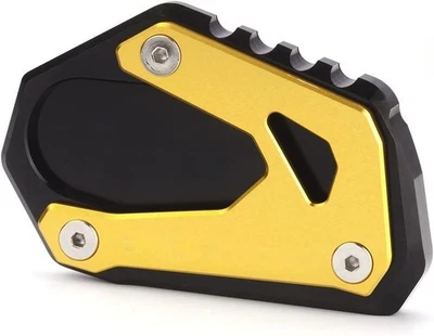 Almohadilla de placa de extensión de ampliación con soporte lateral para pie para Vstrom 1000 (amarillo) Foto 1 de 4