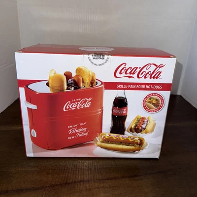 Nostalgia Coca Cola HDT600COKE Pop-Up Hot Dog Toaster - Image 1 of 4