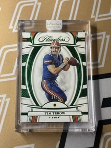 2023 Panini Flawless Collegiate Tim Tebow Emerald /5 #3 Sealed - Picture 1 of 2
