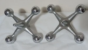 2 Buchstützen Wagenheber Schwermetall/Eisen Dekor Buchstützen Geldschein Curry Design Stil 6-7" 3,5 # - Bild 1 von 9