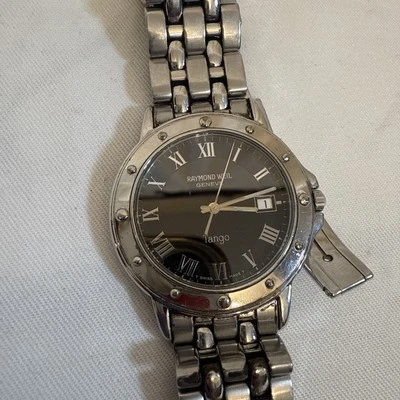 Raymond Weil Tango #5560 Stainless Steel Quartz Men’s watch, works. Read - Image 1 of 4