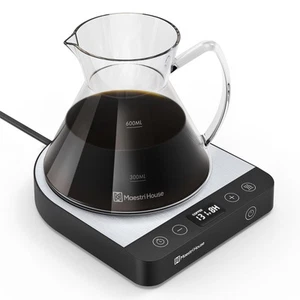Coffee Mug Warmer for Desk Electric Mug Warmer with 5 Temperature Settings 6-Lev - Picture 1 of 9