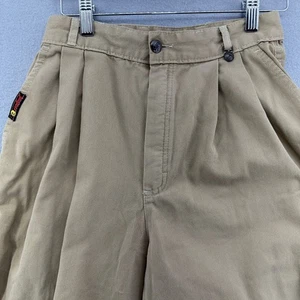 VTG Jinglers Made in Holland Pleated Khaki Cargo Pants SZ 38 (24x27" USA) 90s - Picture 1 of 11