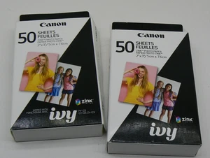 Canon ZINK Photo Paper 2x3" 100 Sheets for IVY Mini Printer – New Sealed Lot - Bild 1 von 3