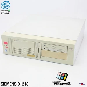 PC Computer Fujitsu Siemens Telekom Systems I815E D1218 Pentium 3 III 900 Win 98 - Picture 1 of 8