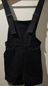 Black Milk Overalls Dungarees Jumpsuit Short Style Push It Ponte Size Small - Picture 1 of 7
