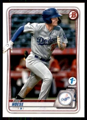 2020 Bowman Draft 1st Edition Kody Hoese Los Angeles Dodgers #BD-142 - Image 1 of 2