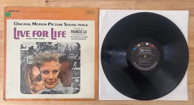 33 12" LP MOVIE SOUNDTRACK LIVE FOR LIFE (VIVRE POUR VIVRE)  YVES MONTAND Foto 1 de 2