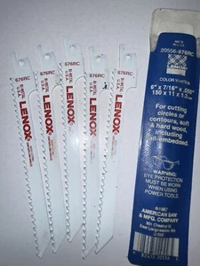 Lenox 20556-676RC 6" 6TPI Holz & Nagelschneiden Säbelsägeblatt - 5er-Pack - Bild 1 von 5