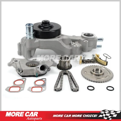 Kit de cadena de distribución bomba de agua de aceite para Chevrolet Camaro V8 2010-2015 6,2 L 6162 cc Foto 1 de 4