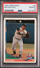 1994 Topps GOLD Nolan Ryan #34 - PSA 10 Gem Mint (HOF Last Card)