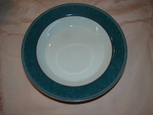 DANSK GRIDWORKS GREEN LOT OF 2 SOUP BOWLS FREE SHIPPING MADE PORTUGAL - Picture 1 of 3