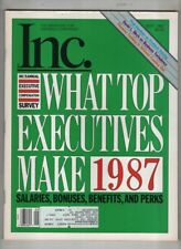 Inc. Company Magazine What Top Executives Make September 1987 092121nonr