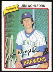 1980 Topps Jim Wohlford Milwaukee Brewers #448