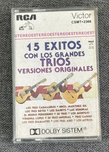15 Exitos Con Los Grandes Trios Versiones Originales Cassette Tape 1984 - Picture 1 of 4