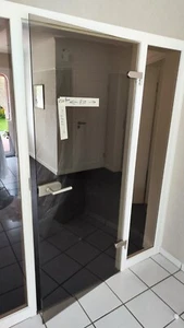 Glastür mit beschlag ESG 8mm  - Bild 1 von 8