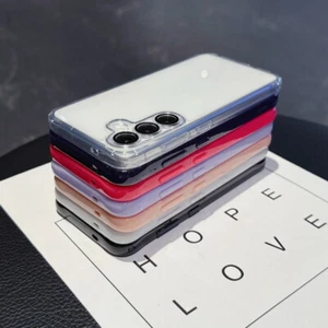 For Samsung S24 S25 Ultra S23 S22 A56 A35 A15 A35 Acrylic Clear Slim Case Cover - Bild 1 von 22